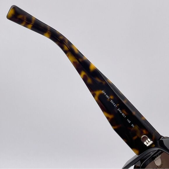 BRAND NEW PRADA PR06YS 2AU8C1 Tortoise/ Dark Brown Unisex Sunglasses - Picture 6 of 10